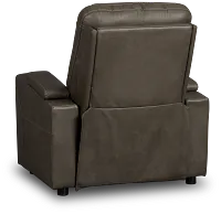 Vantage Dark Gray Micro Power Recliner