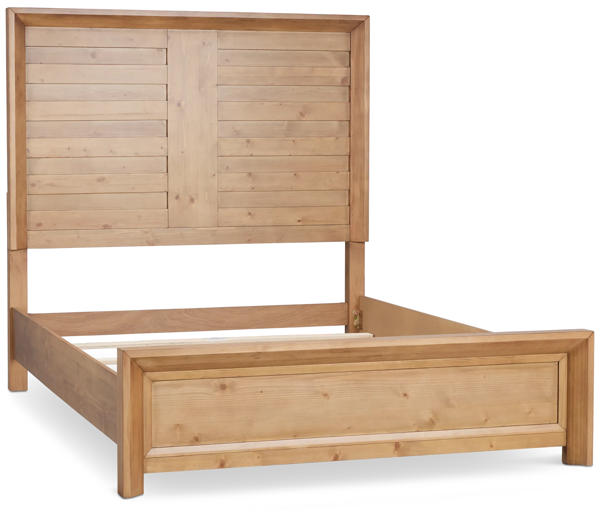 Vail Light Tone Panel Bed