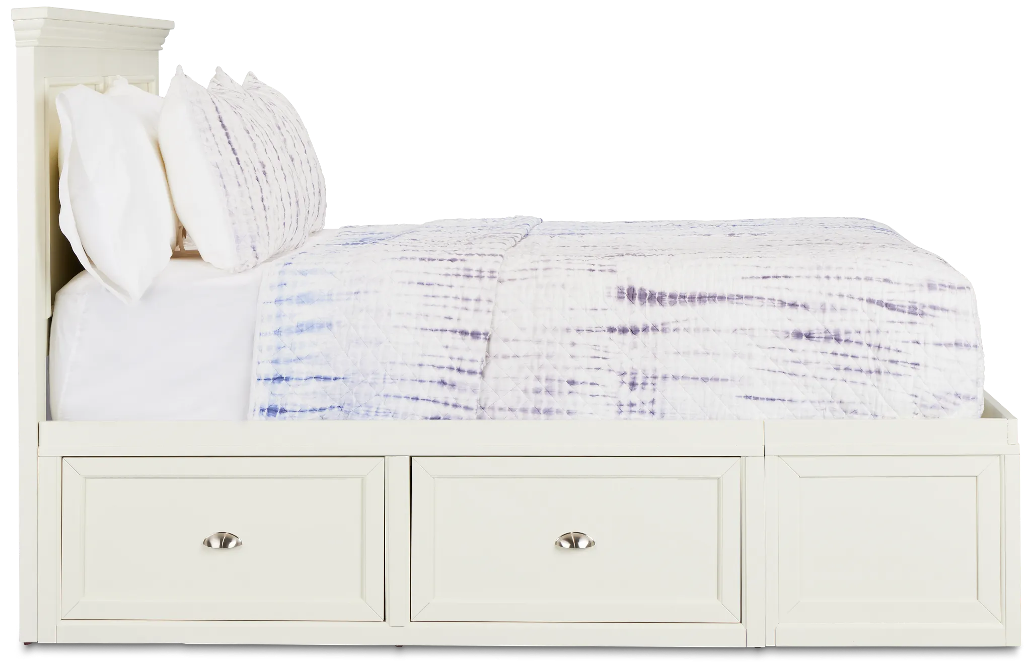 Spencer Ivory 6-drawer Platform Storage Bed