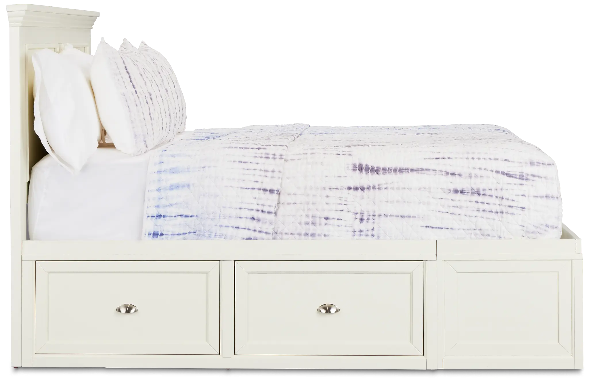 Spencer Ivory 6-drawer Platform Storage Bed Spencer Ivory 6-drawer Platform Storage Bed