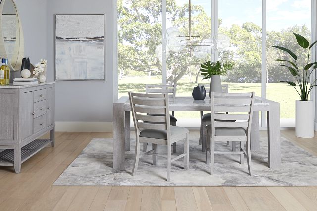Mckinney Gray Marble Dining Room