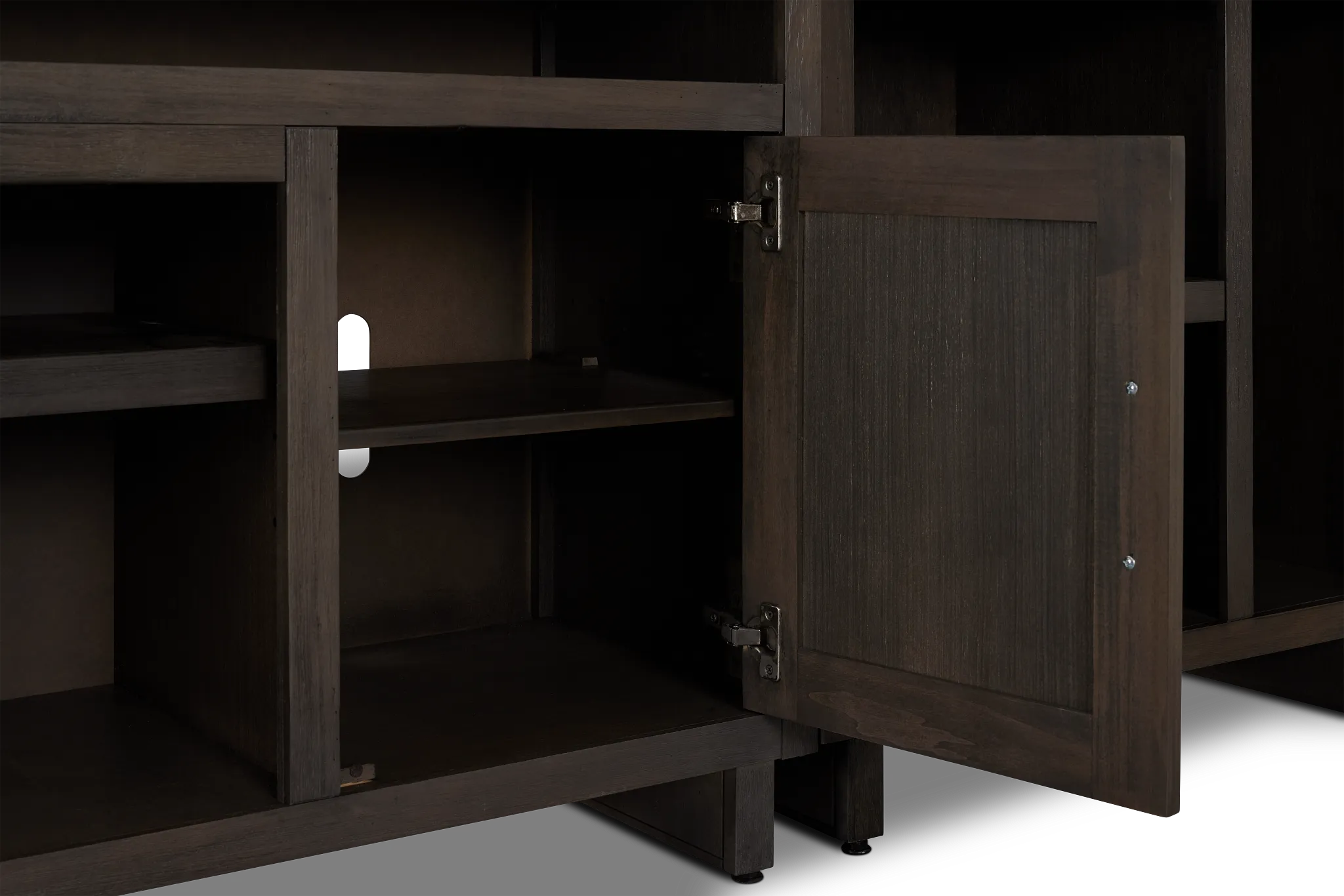 Richmond Gray 80" Open Pier Entertainment Wall