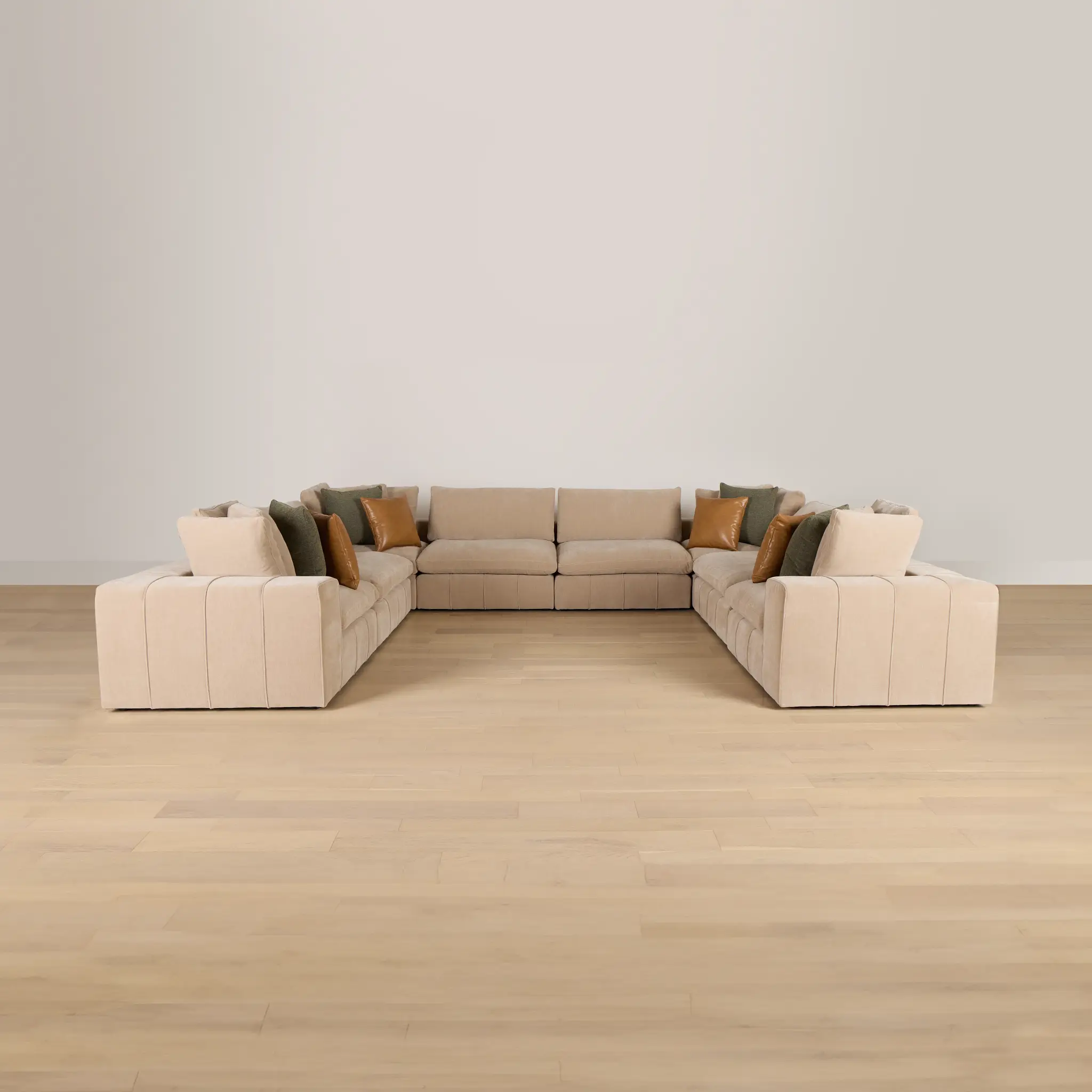Cruz Light Beige Fabric 8-piece Modular Sectional Cruz Light Beige Fabric 8-piece Modular Sectional