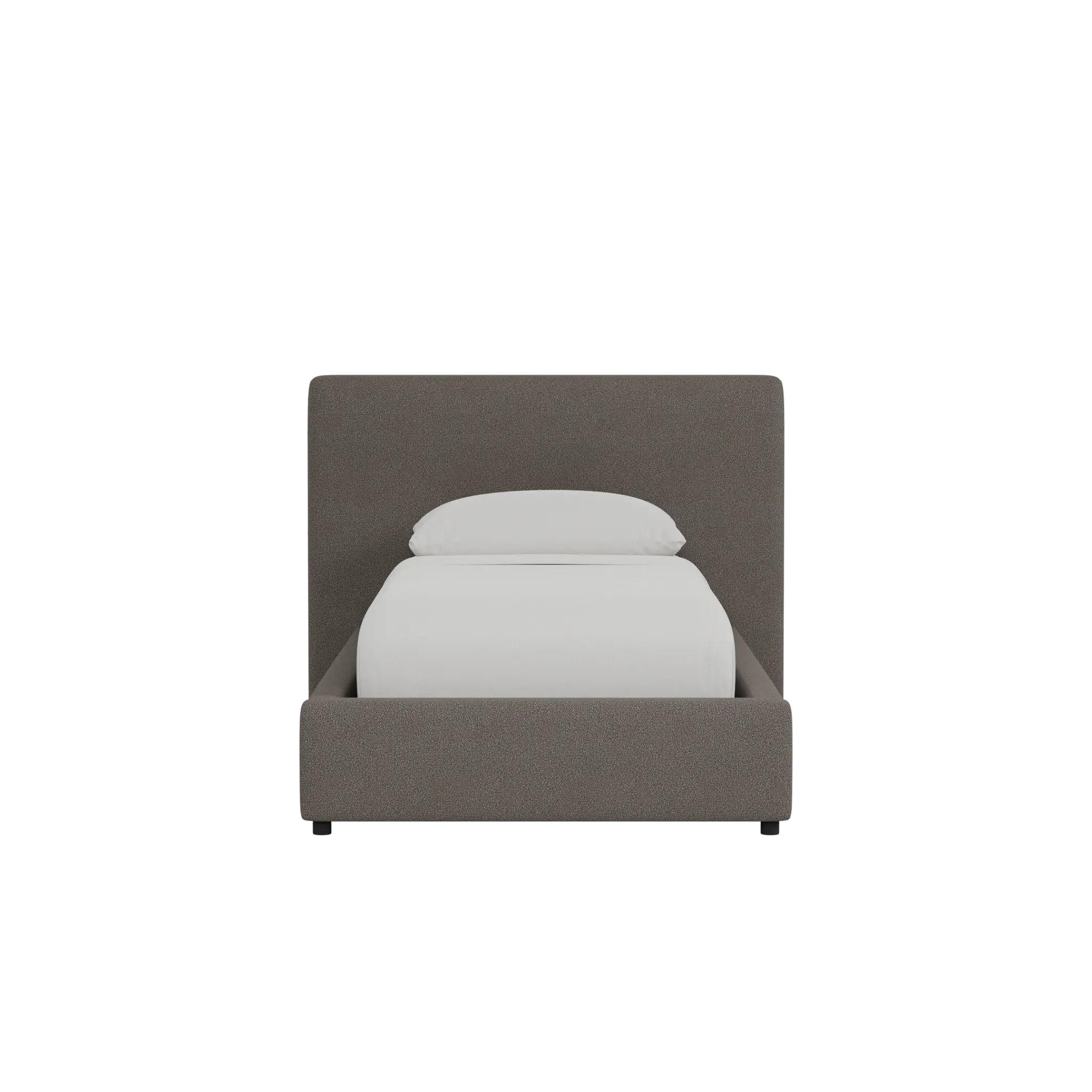 Grayton Elite Dark Gray 44" Upholstered Platform Bed Grayton Elite Dark Gray 44" Upholstered Platform Bed