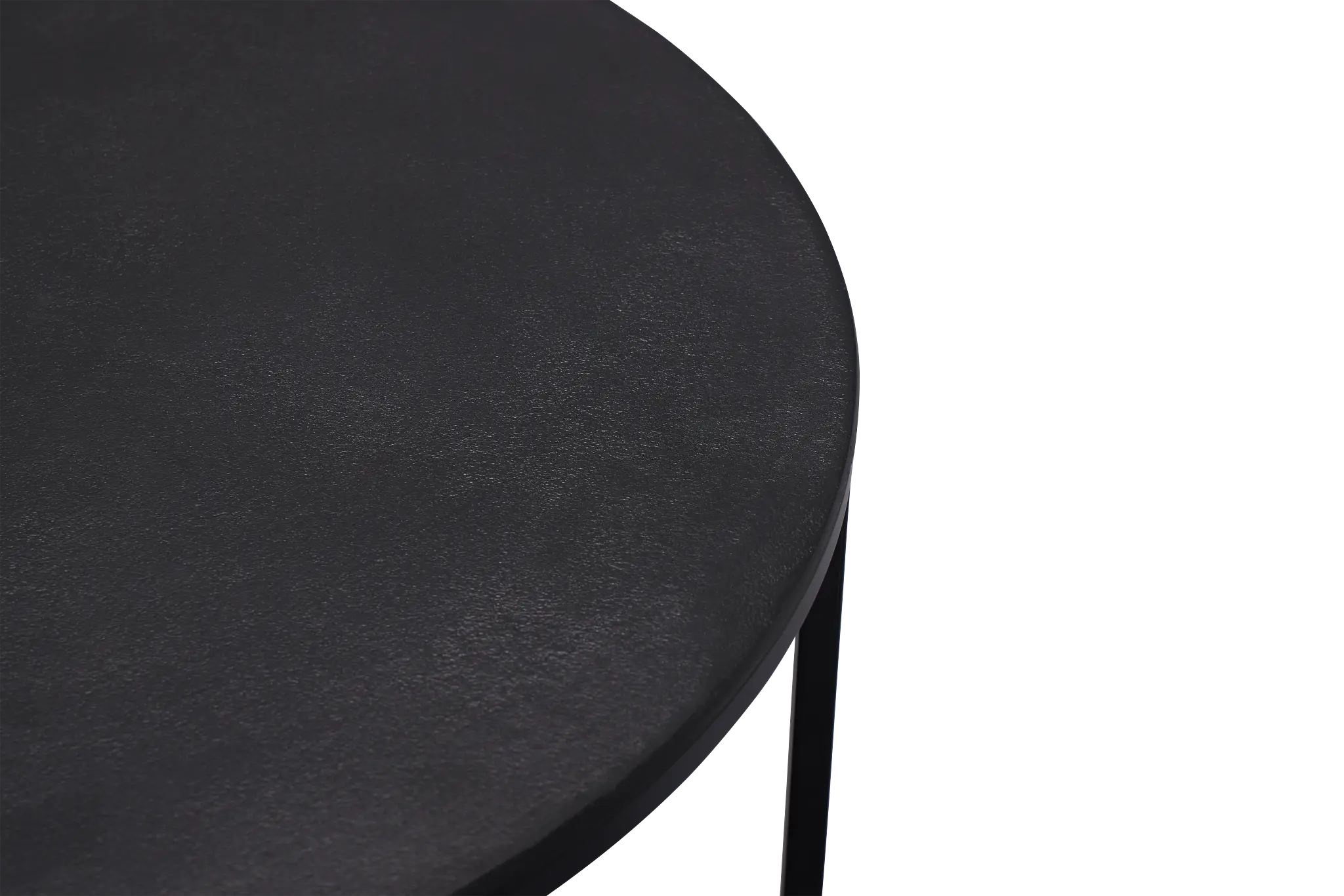 Doren Black Round Nesting Coffee Table Doren Black Round Nesting Coffee Table