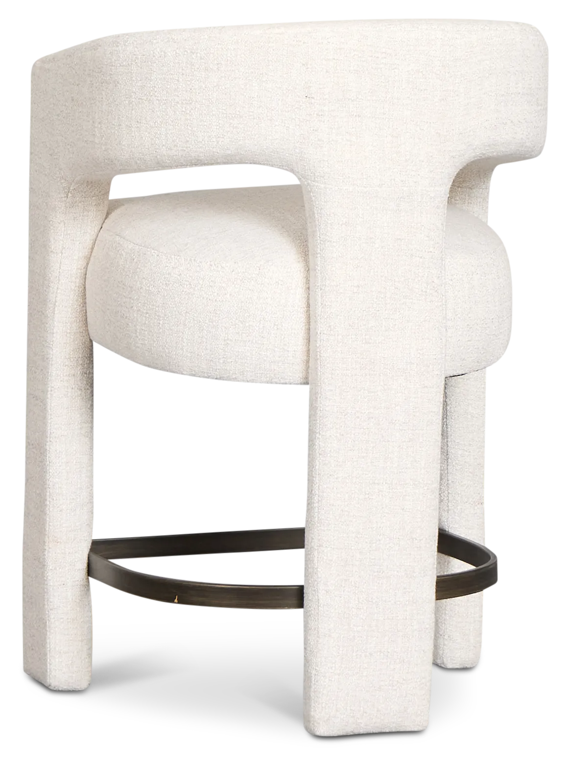 Sedona Light Gray Fabric 24" Upholstered Barstool