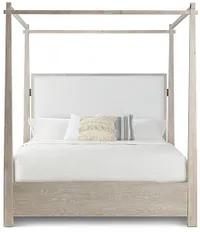 Boca Grande Two-tone Uph Canopy Bed