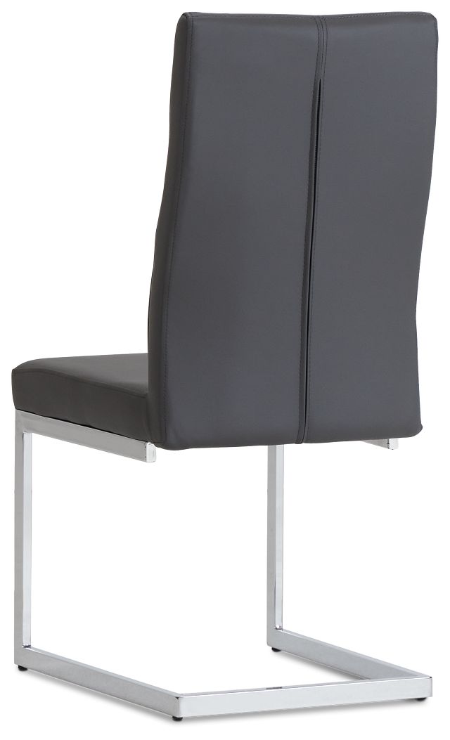 Bronx Gray Upholstered Side Chair (4)