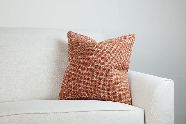 Sutton Orange 20" Accent Pillow