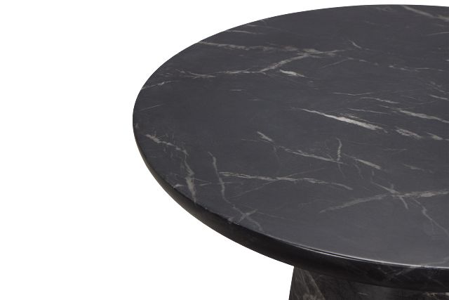 Merrick Black Round Coffee Table