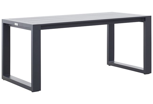 Linear2 Dark Gray Aluminum Coffee Table