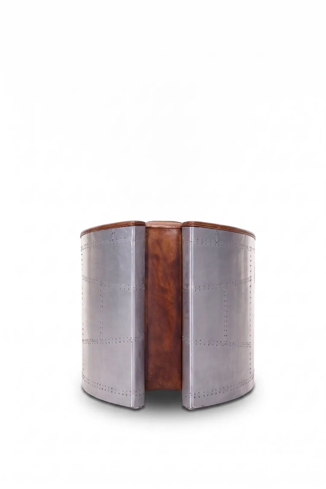 Joey Brown Leather Accent Chair