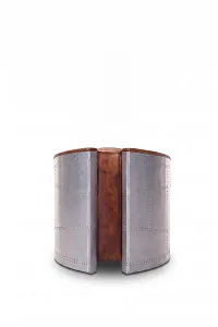 Joey Brown Leather Accent Chair