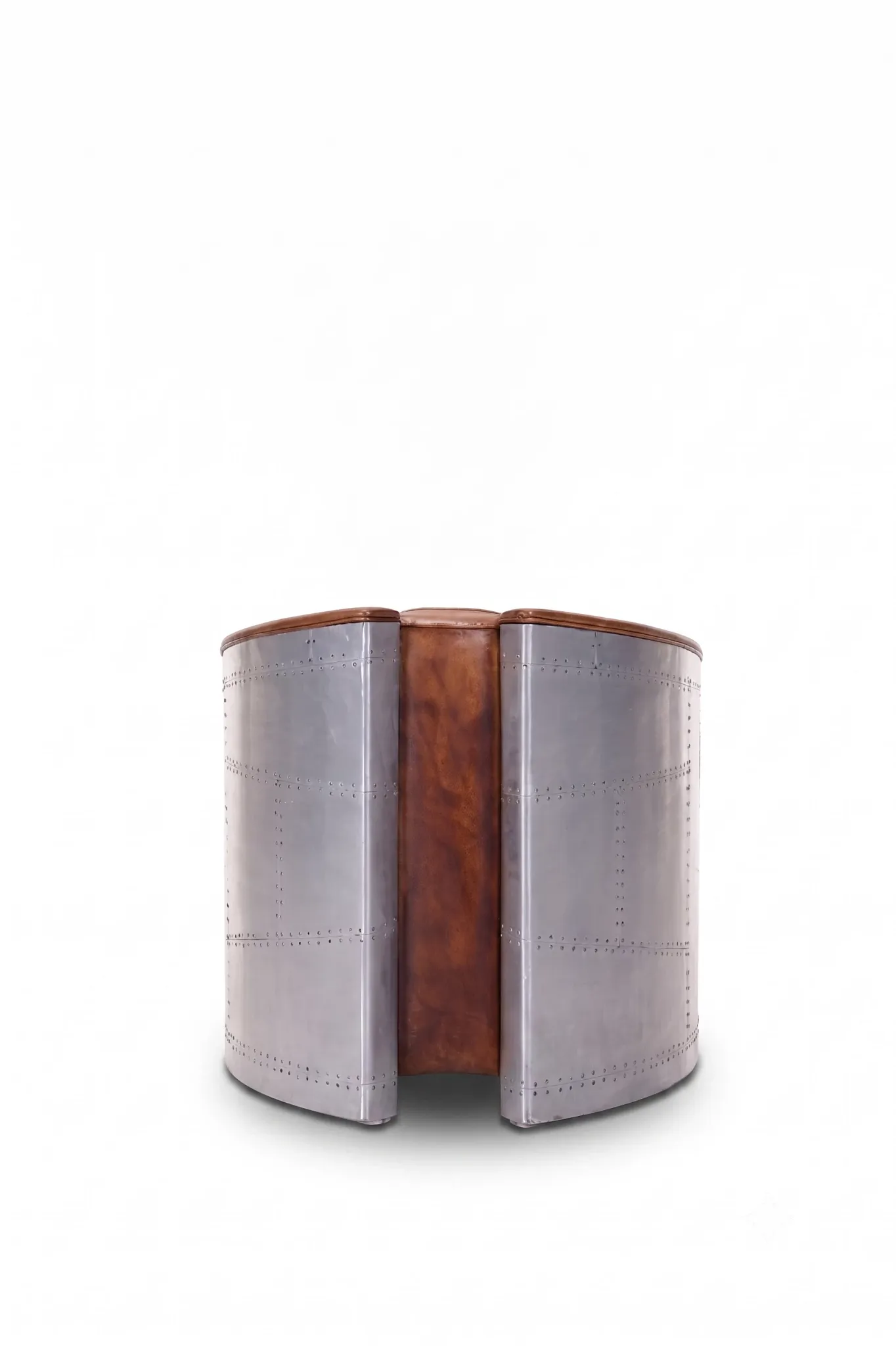 Joey Brown Leather Accent Chair