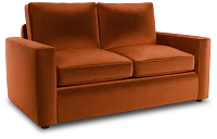 Siesta Joya Orange Fabric Innerspring Sleeper