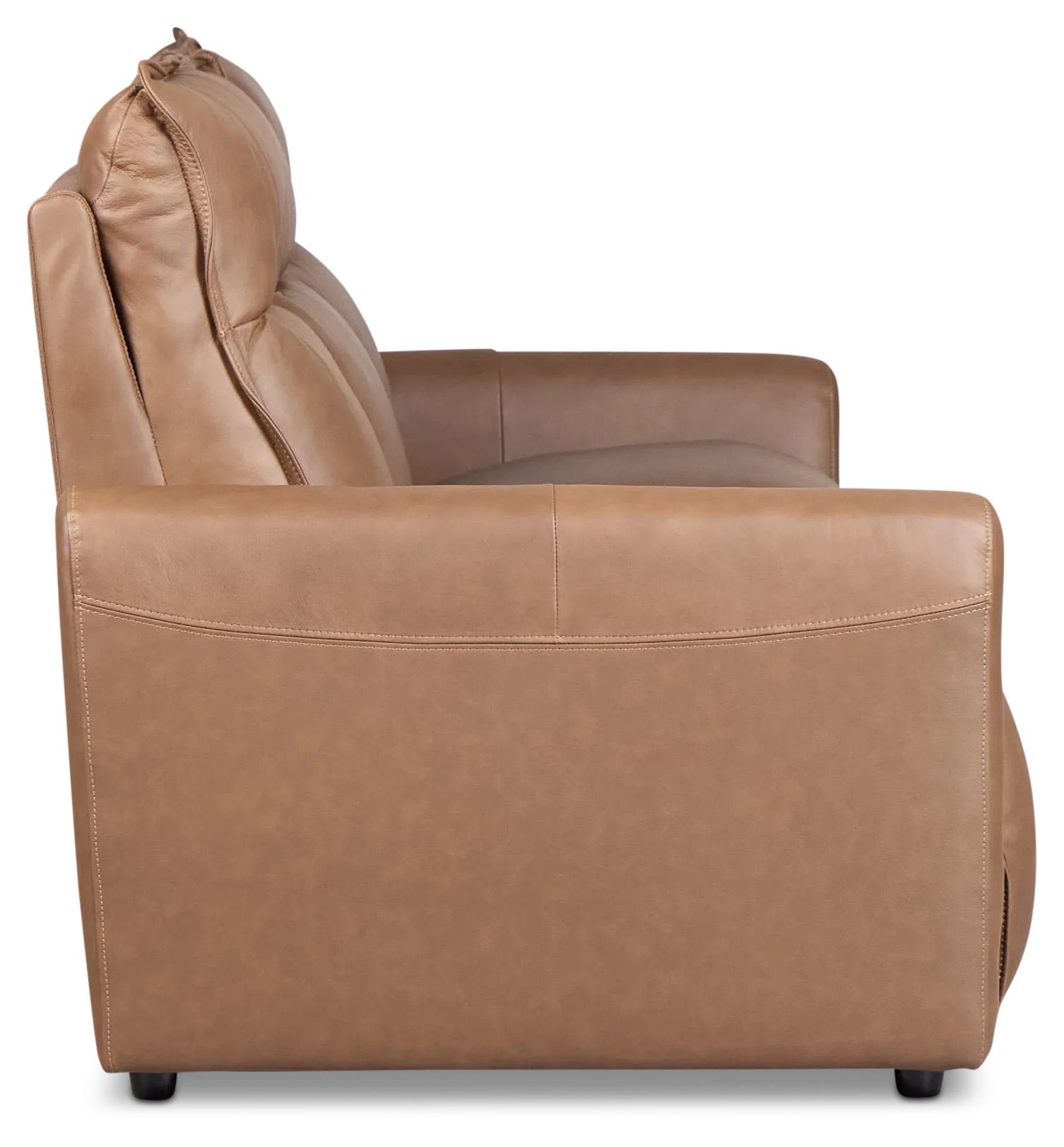Edison Dark Brown Lthr/vinyl 3-piece Modular Power Sofa