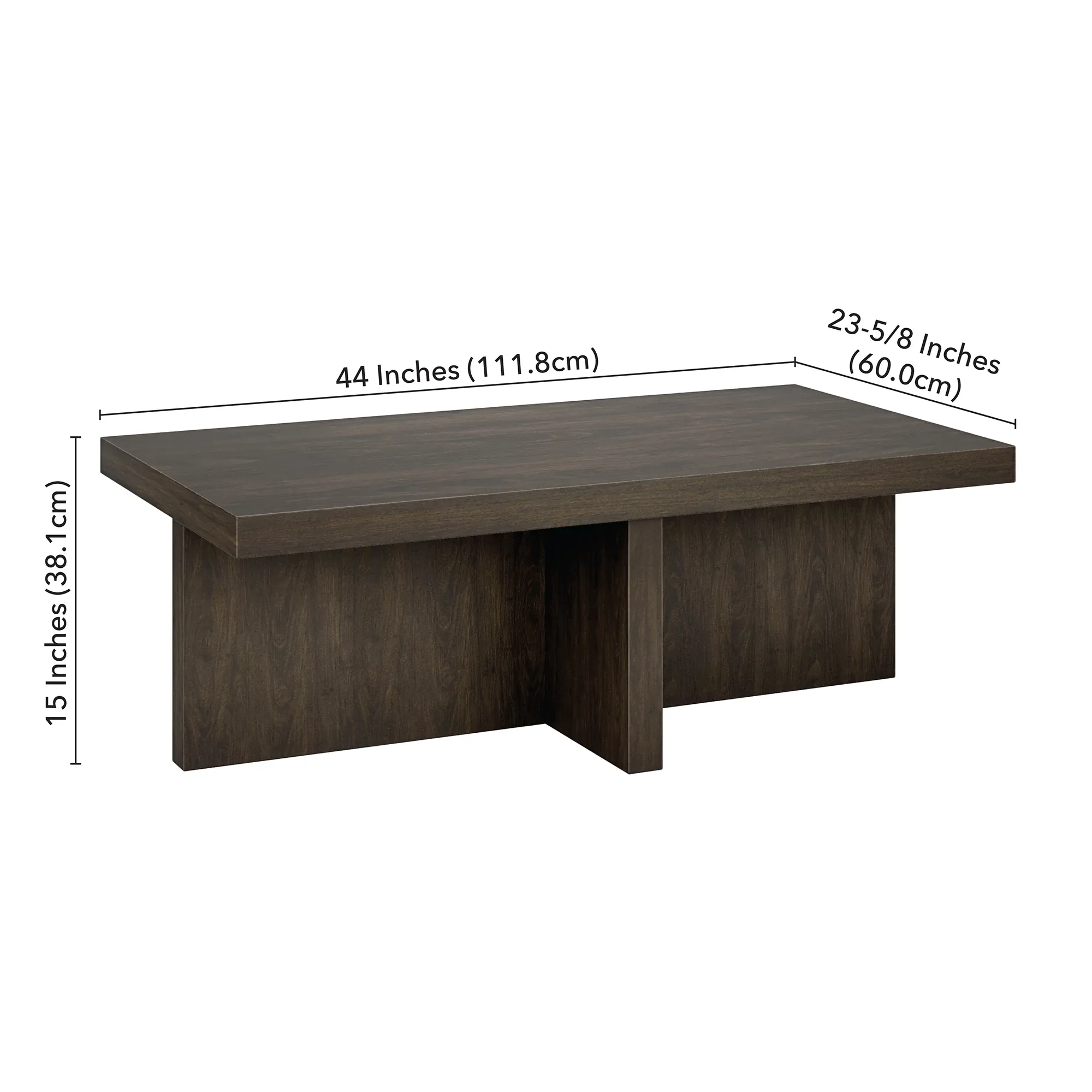 Marto Dark Tone Rectangular Coffee Table