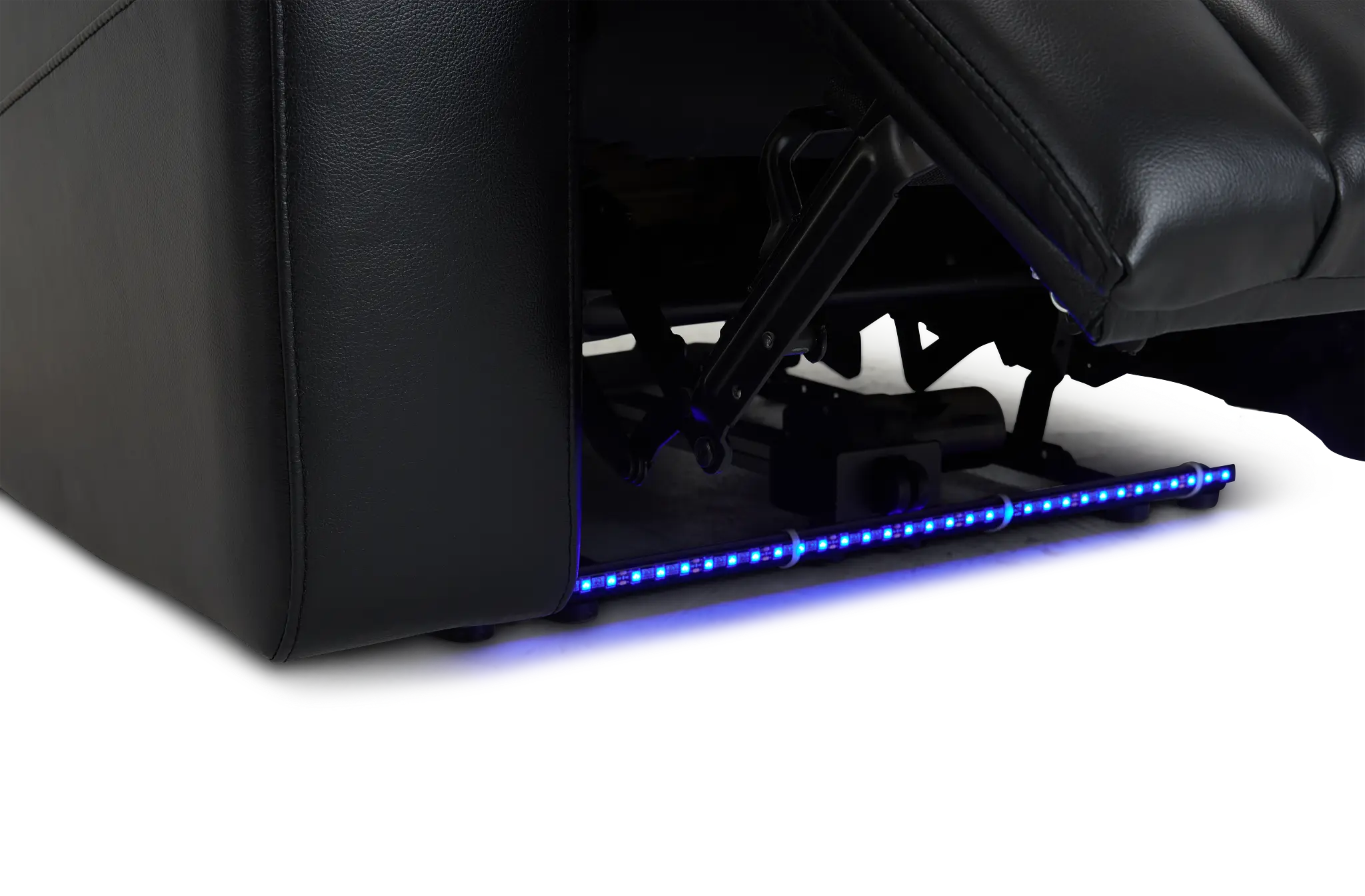 Troy Black Micro Power Recliner With Power Lumbar Troy Black Micro Power Recliner With Power Lumbar