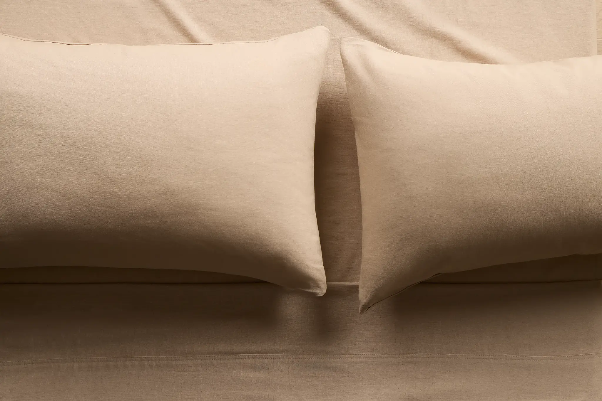 Rest & Renew Linen Blend Dark Beige Set Of 2 Pillowcases Rest & Renew Linen Blend Dark Beige Set Of 2 Pillowcases