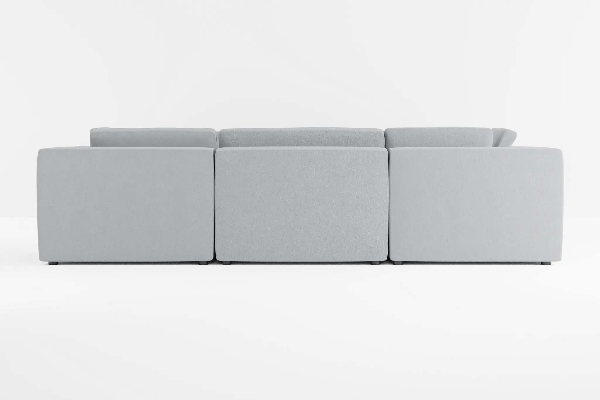 Destin Revenue Gray Fabric 8-piece Modular Sectional