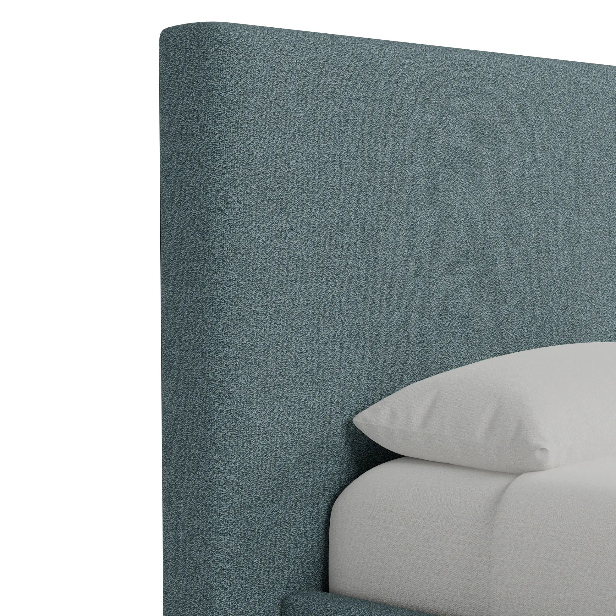 Grayton Sutton Blue 54" Upholstered Platform Bed Grayton Sutton Blue 54" Upholstered Platform Bed