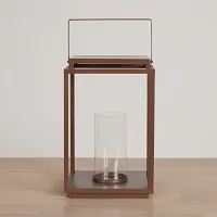 Kilia Brown Large Lantern