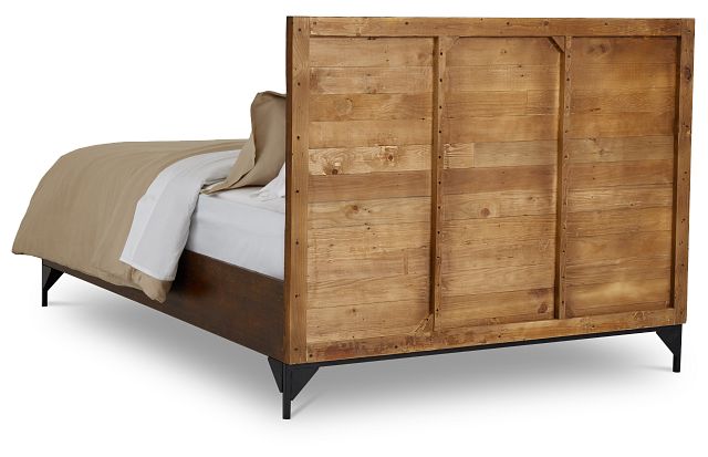 Chicago Dark Tone Panel Bed