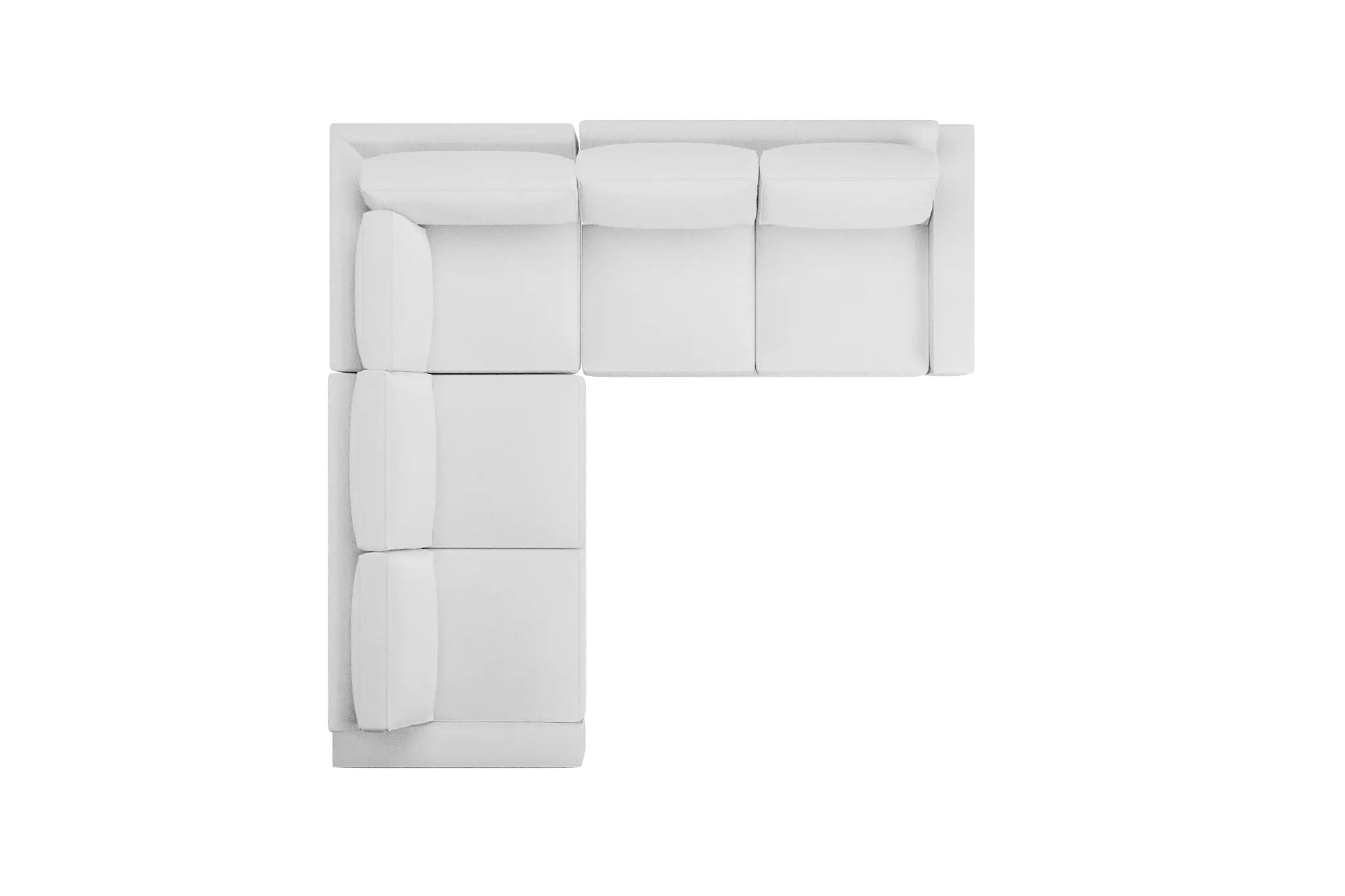 Edgewater Peyton White Small Two-arm Sectional Edgewater Peyton White Small Two-arm Sectional