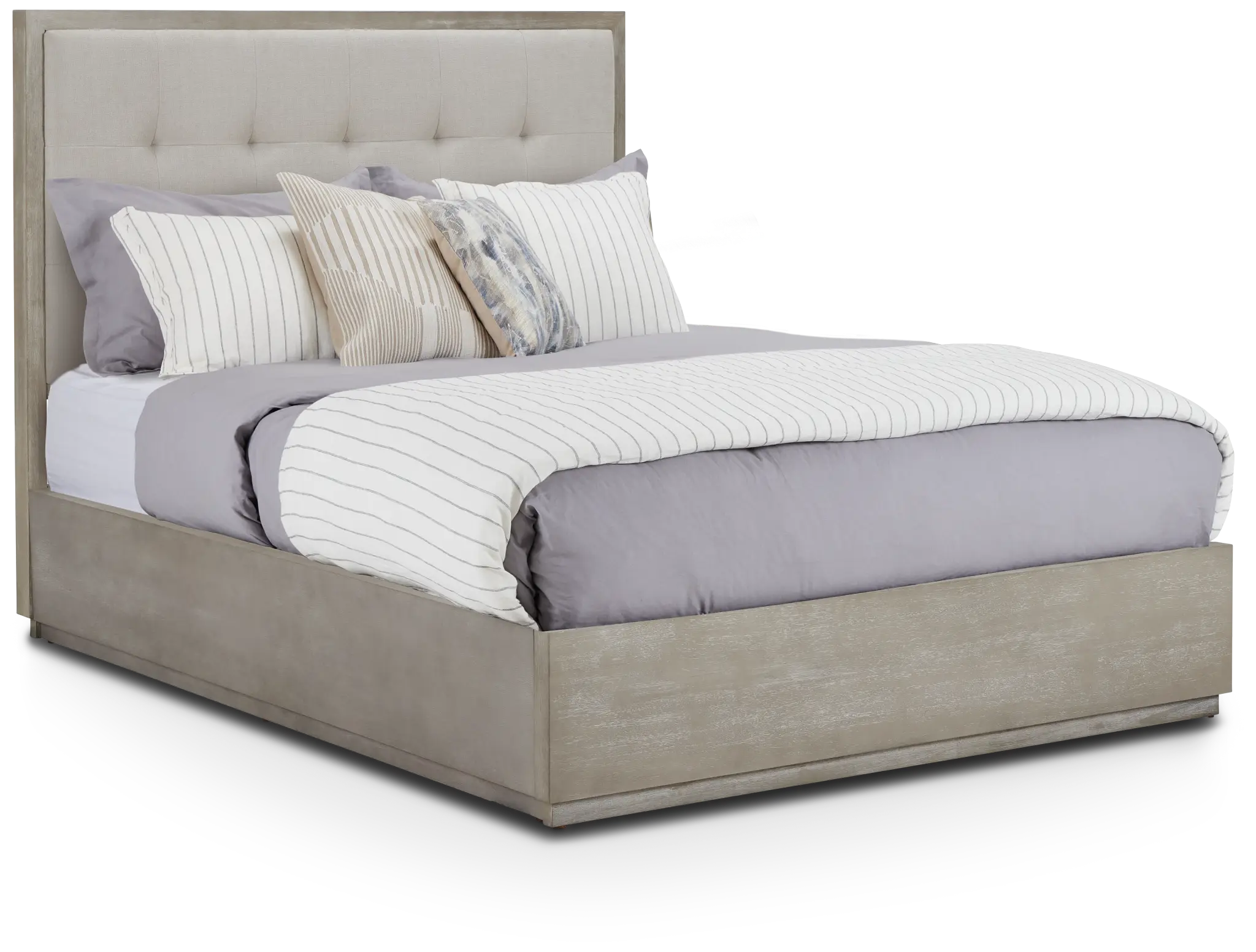 Madden Light Tone Wood Platform Bed Madden Light Tone Wood Platform Bed