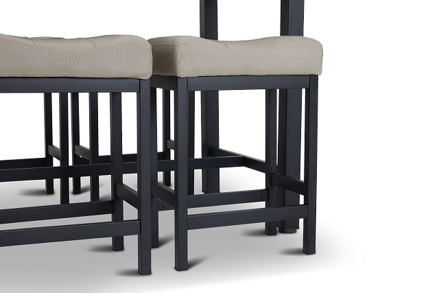 Roland Light Tone High Table & 4 Stools