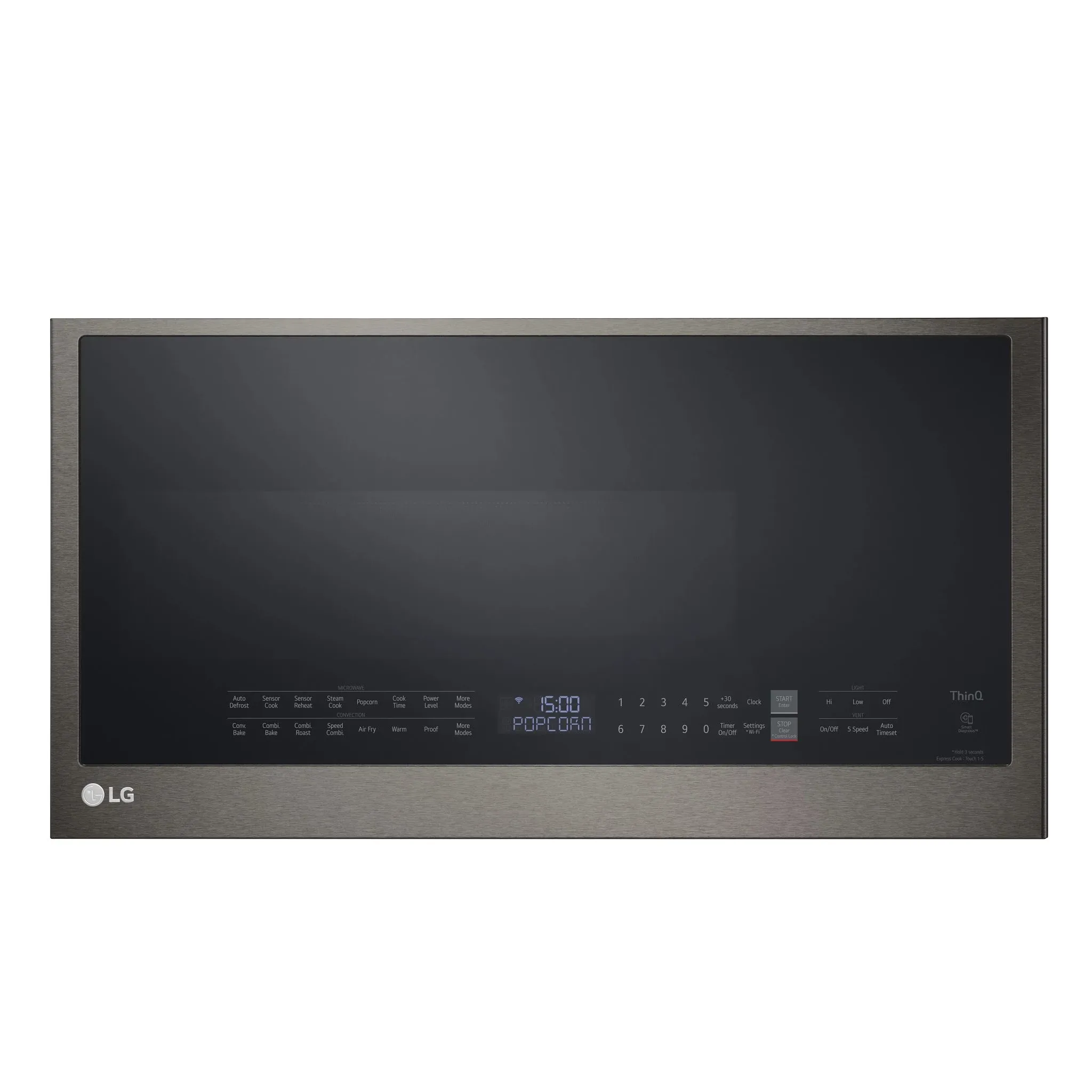 Lg 1737 Series Black Over-the-range Microwave