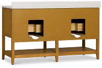 Alden Light Tone 60" Double Bathroom Vanity