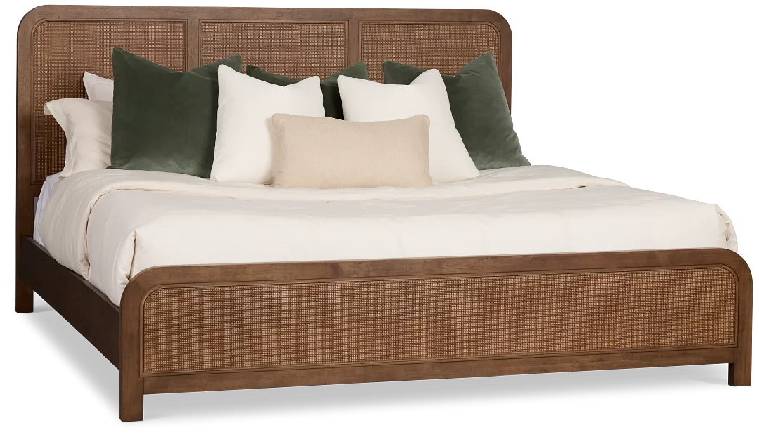 Pacific Mid Tone Platform Bed
