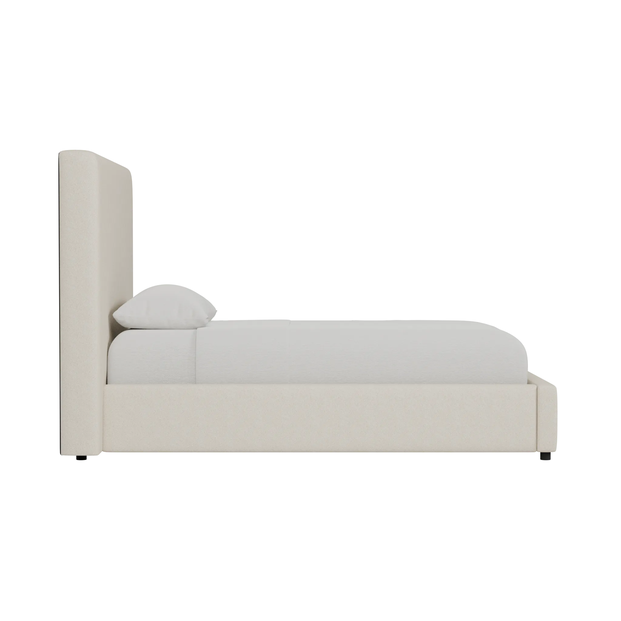 Grayton Gellar Green 54" Upholstered Platform Bed