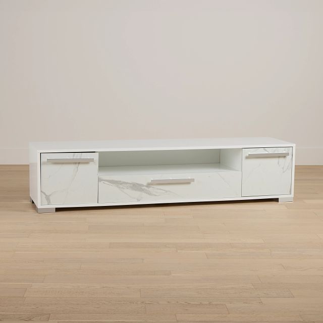 Modena White 86" Tv Stand