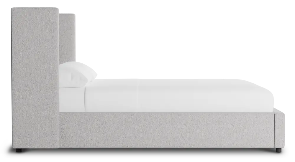 Captiva Elite Gray 48" Upholstered Shelter Bed Captiva Elite Gray 48" Upholstered Shelter Bed