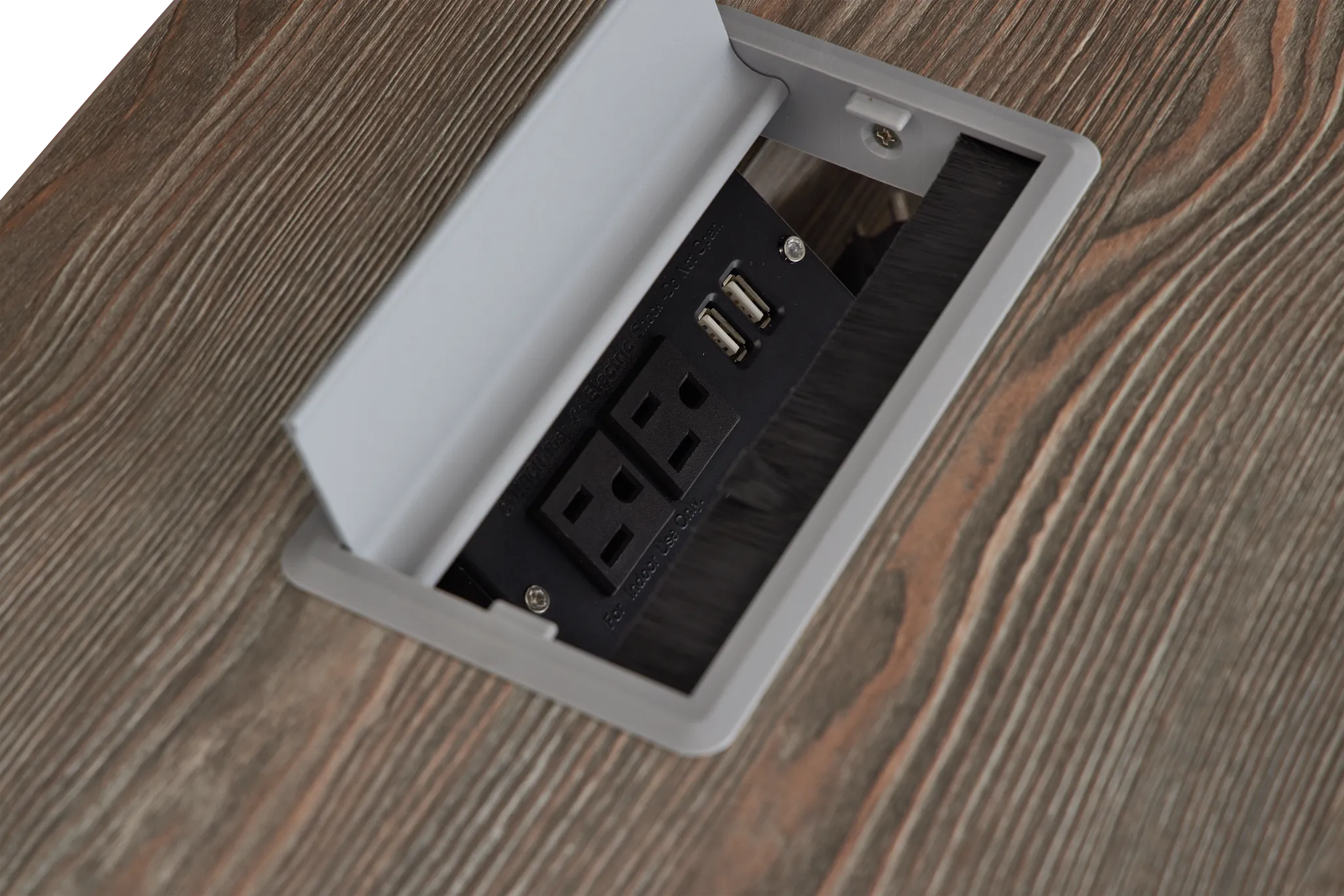 Clark Gray 47" Return Desk