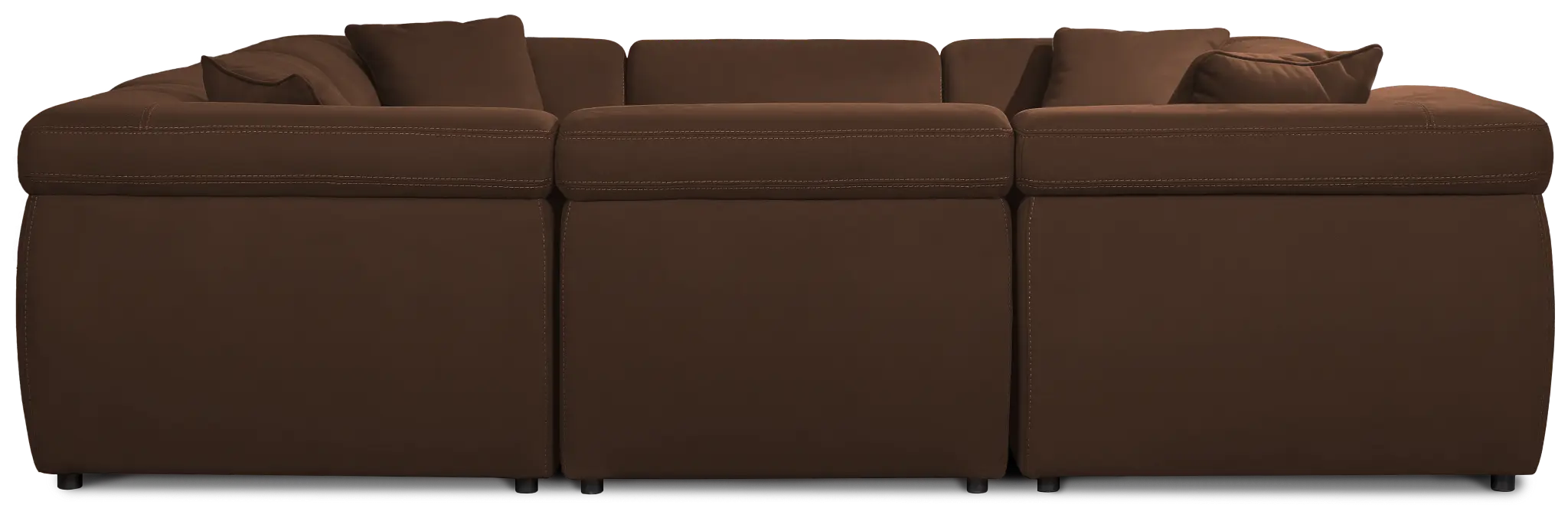 Aria Dark Brown Micro Immersive 10-piece Modular Sectional W/4 Speakers Aria Dark Brown Micro Immersive 10-piece Modular Sectional W/4 Speakers