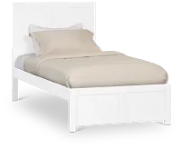 Charleston White Panel Bed