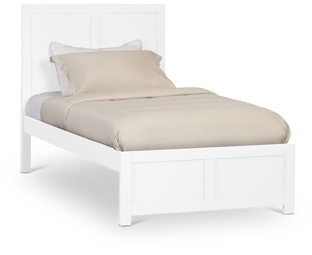 Charleston White Panel Bed