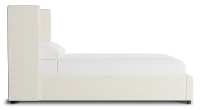 Captiva Gellar White 48" Upholstered Shelter Bed