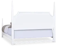 Carolina White Poster Bed