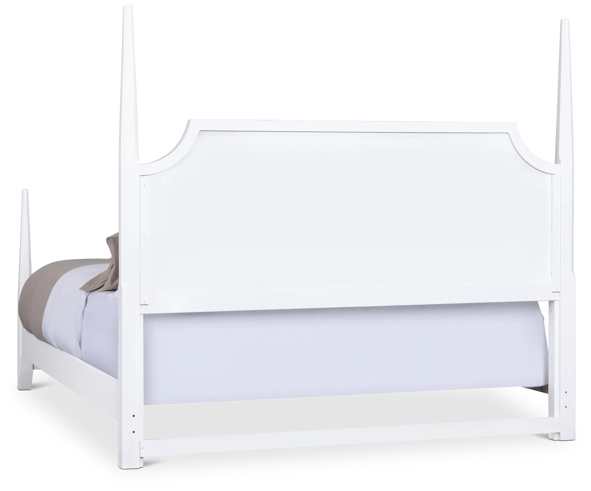 Carolina White Poster Bed