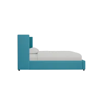 Captiva Elite Teal 48" Upholstered Shelter Bed
