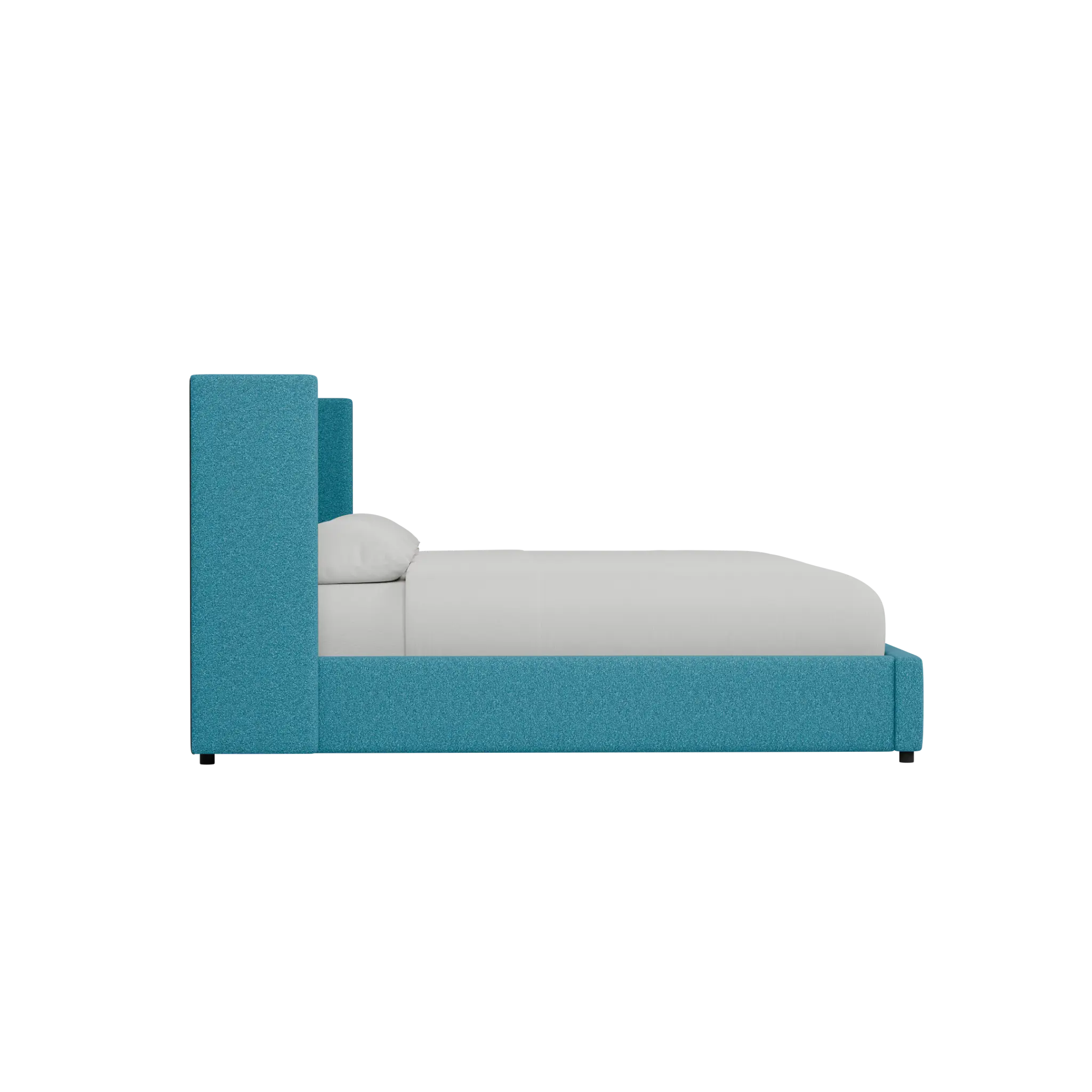 Captiva Elite Teal 48" Upholstered Shelter Bed Captiva Elite Teal 48" Upholstered Shelter Bed