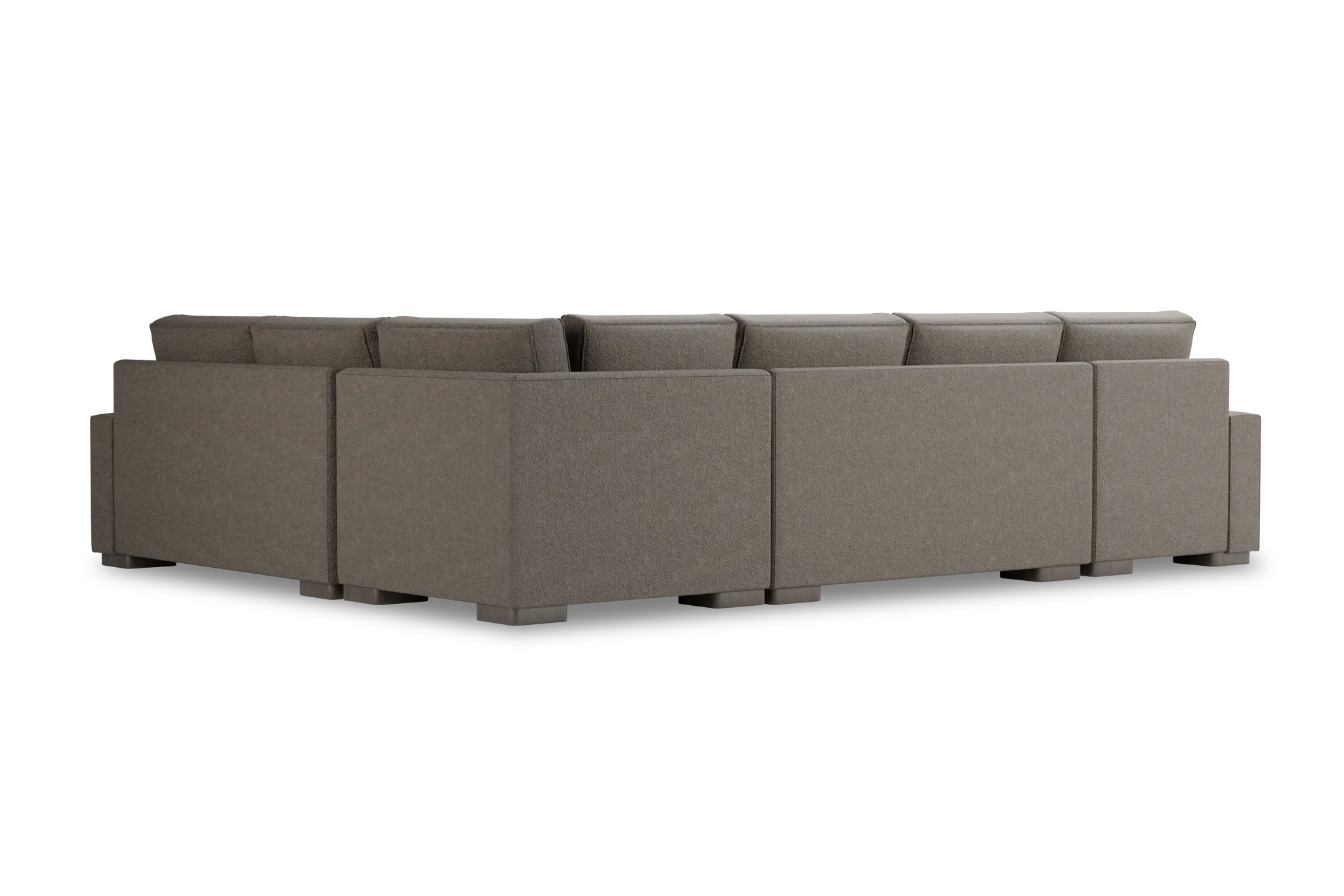 Edgewater Elite Brown Medium Left Chaise Sectional