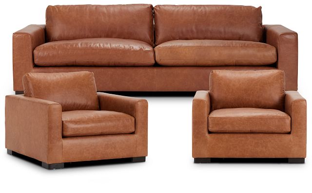 Bohan Brown Leather Large Living Room (0)