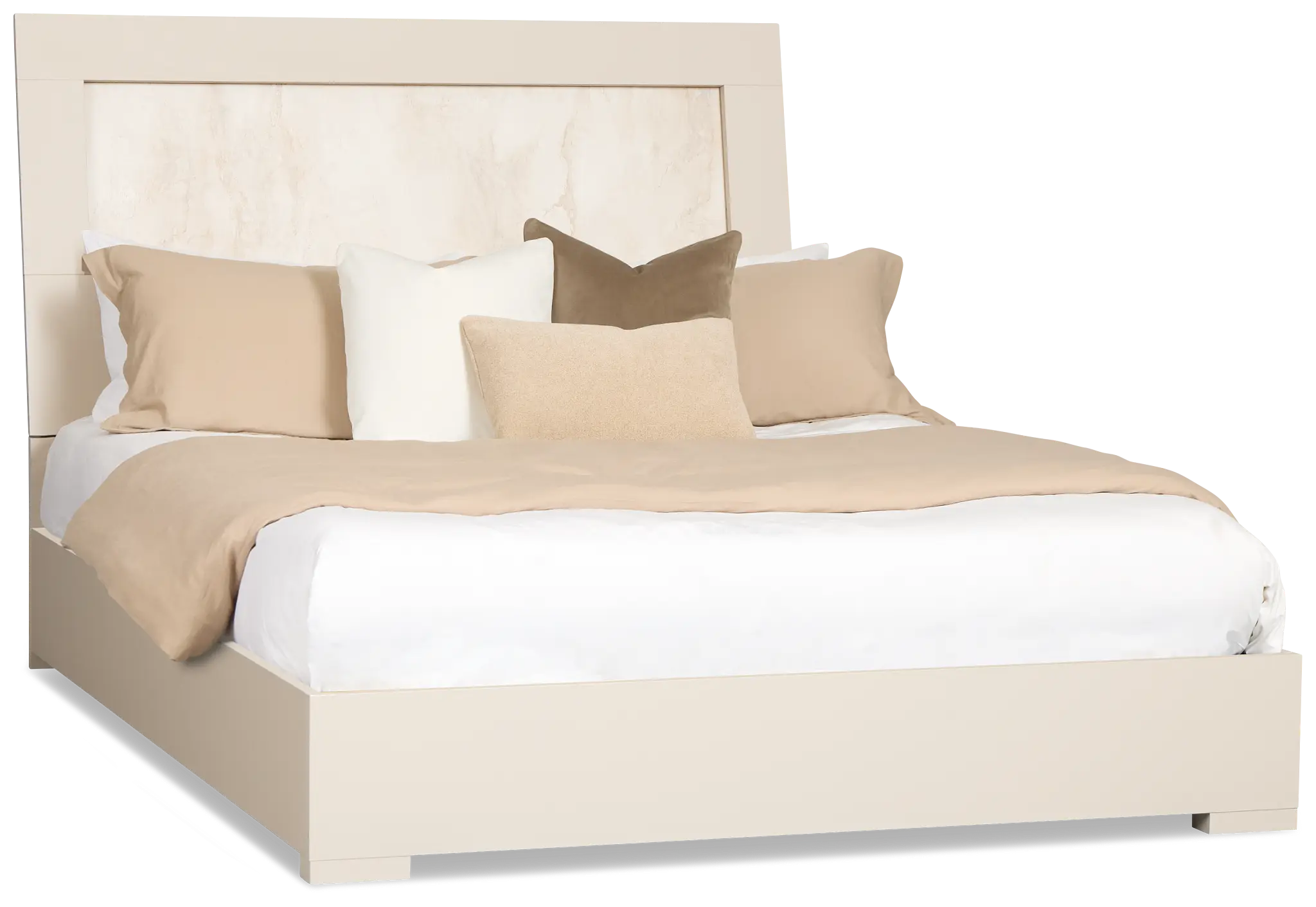 Valencia Light Tone Panel Bed Valencia Light Tone Panel Bed