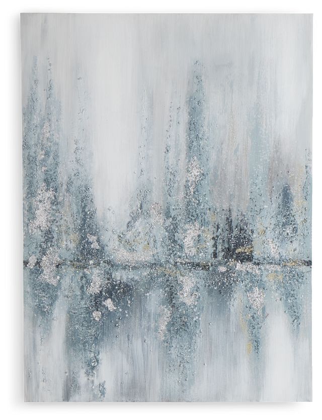 Aelia Gray Canvas Wall Art