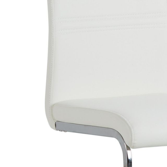 Treviso White Upholstered Side Chair (5)